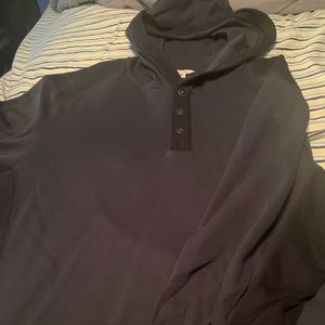 Mens Calvin Klein 3 button Hoodie XXL